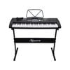 Karrera 61 Keys Electronic Keyboard Piano with Stand - Black