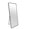 Elegant Collections Black Standing Rectangle Mirror