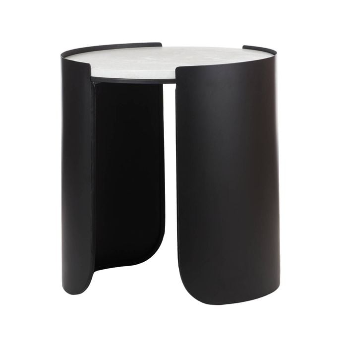 Amalfi Otto Side Table Black 50x50x55cm