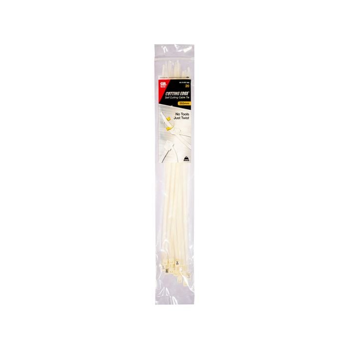 Gardner Bender 355 x 4.3mm Self-Cutting Cable Ties - 20 Pack