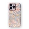 Shockproof Case Glitter Flower Floral Bling Cover - For Apple iPhone 12 Pro Max (Pink)