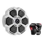 Centra 9-Speed  Smart Punching  Machine with 8OZ Gloves - Grey