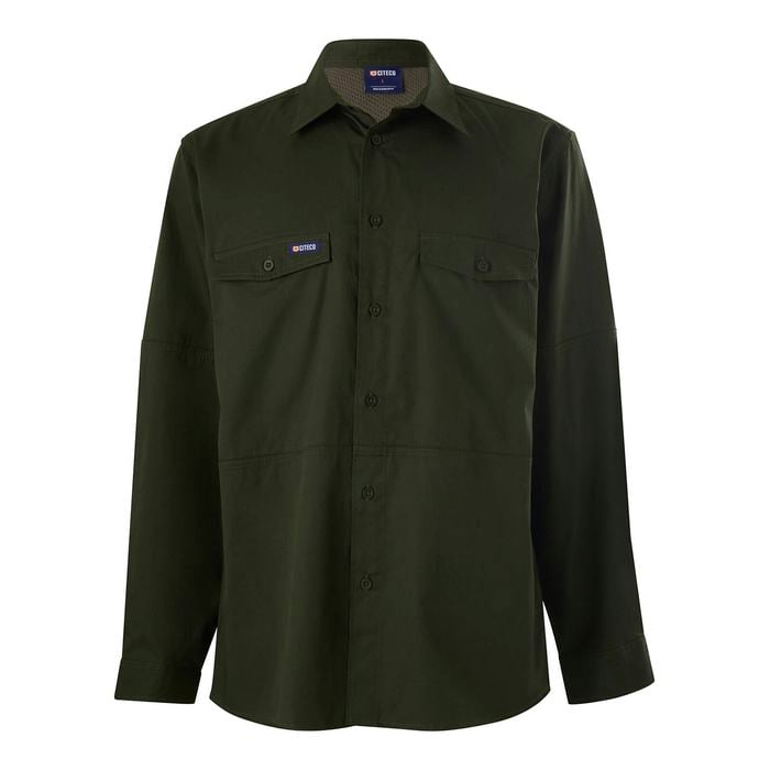Citeco Size L Moss Citeco Long Sleeve Shirt