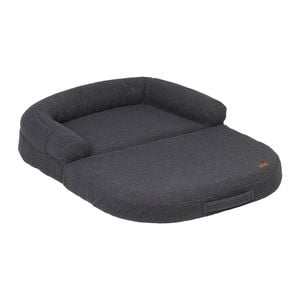 Tedi's Foldable Human Size Dog Calming Bed Memory Foam Orthopedic XL in Grey