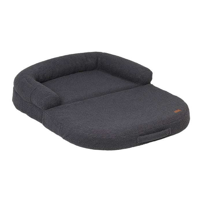 Tedi's Foldable Human Size Dog Calming Bed Memory Foam Orthopedic XL in Grey