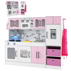 Costway Kids Kitchen Toy - Pink