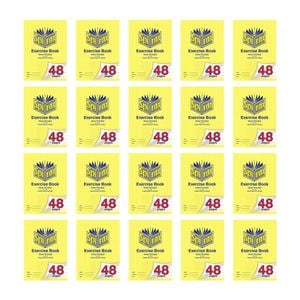 20x Spirax 204 Exercise Book A4 18mm Yr 2 Qld 48 Pages School Notebook Yellow