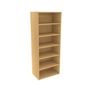 Lugna 1536 x 750 x 380mm Sand 5 Shelf Storage Cabinet