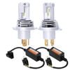 Cosmoblaze H4 55W Car LED Headlight Kit 360 Degrees 8400LM ZES Chip 12V Hi-Lo Beam Canbus