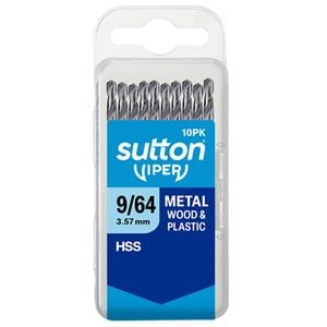 Sutton Tools 9/64" Imperial Viper Drill Bit - 10 Pack