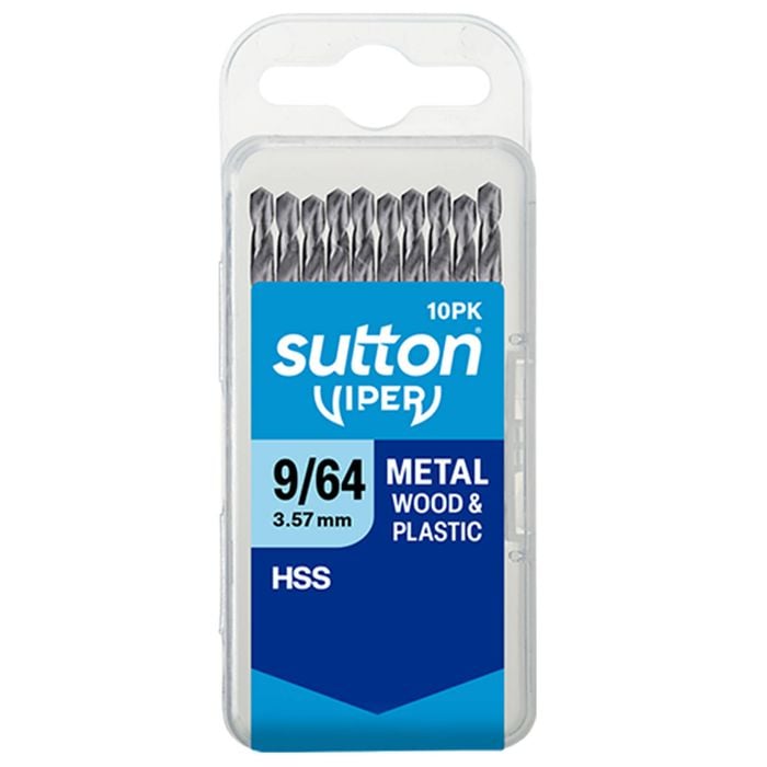 Sutton Tools 9/64" Imperial Viper Drill Bit - 10 Pack