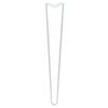 Taskmaster 710 x 12mm White Steel Hairpin 2 Leg - 710 x 12mm White