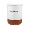 Ladelle Eco Terracotta Onion Vault 16.5x16.5x21cm White