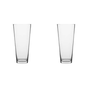 2PK Ecology Fleur Conical Glass Vase Decorative Flower Vessel 30cm