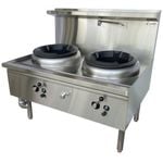 Jasper LPG Gas Double Wok Range Duckbill Burner
