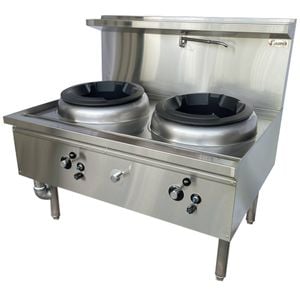 Jasper LPG Gas Double Wok Range Duckbill Burner