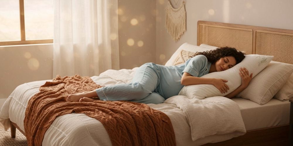 DreamZ 2x Memory Foam Pillow Bamboo Cushion Hypoallergenic Cover 70x40cm
