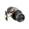 Ikonic Matte Black Ruby Entry Knob Set