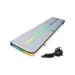Everfit 5M Air Track Gymnastics Tumbling Exercise Mat W/ Pump Inflatable Coloured