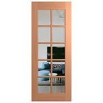 Hume 2040 x 820 x 40mm Entrance Door 10Lite Clear Glass