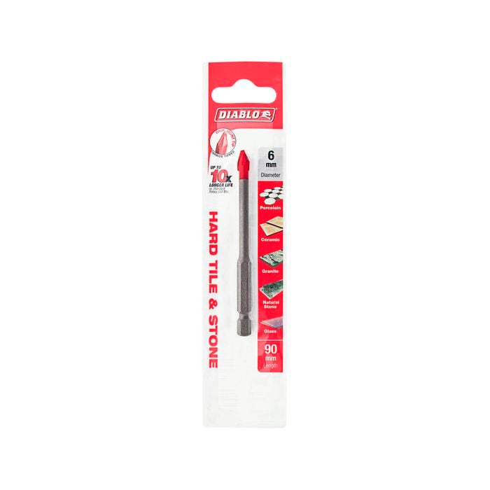 Diablo 6 x 90mm Speedemon Ceramic And Tile Drill Bit