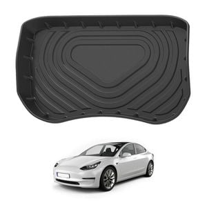 AUSGO FRONT Boot Liner for Tesla Model 3 2019-2021 Cargo Trunk Mat Boot Mat