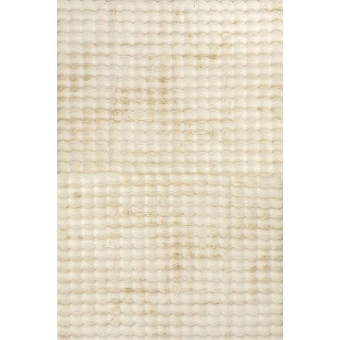 The Rug Connection Pop Ivory 220x150cm - Medium Pet Friendly Washable Indoor Floor Rug