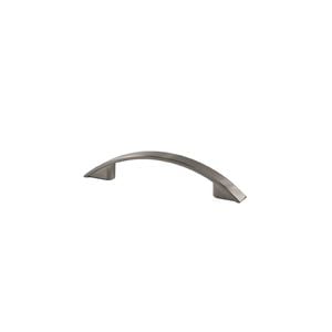 Sylvan Wiltshire Euro Cabinet Handle  96mm Satin Nickel Plated