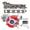 Gen1 High Flow Turbo+genuine Exhaust Manifold, Oil Feed Pipe For Mitsubishi Pajero Sport 4n15 2.4l
