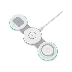 TODO 3 in 1 Wireless Phone Charger 15W Fast Charge Earphone Watch Magnetic Charge