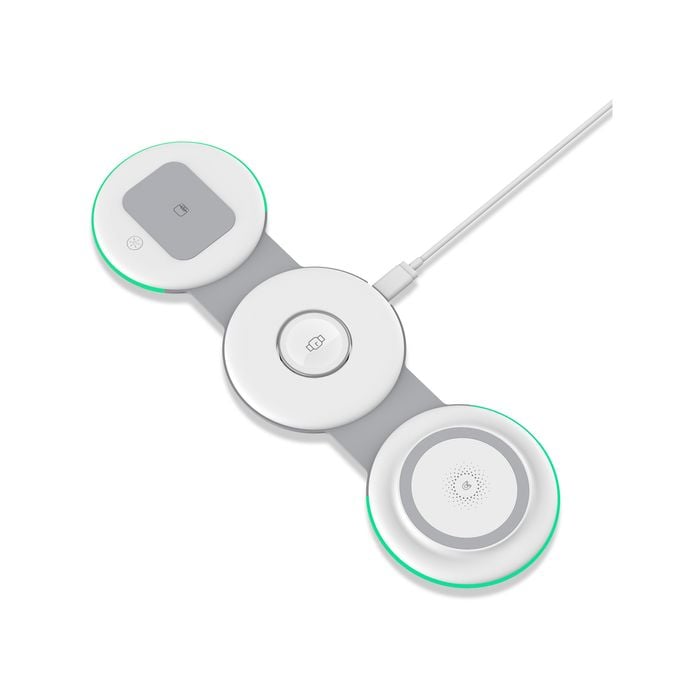 TODO 3 in 1 Wireless Phone Charger 15W Fast Charge Earphone Watch Magnetic Charge