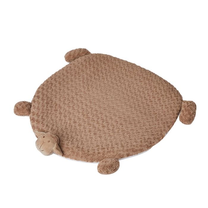 Pawz Squeaky Pet Calming Bed Medium Tan