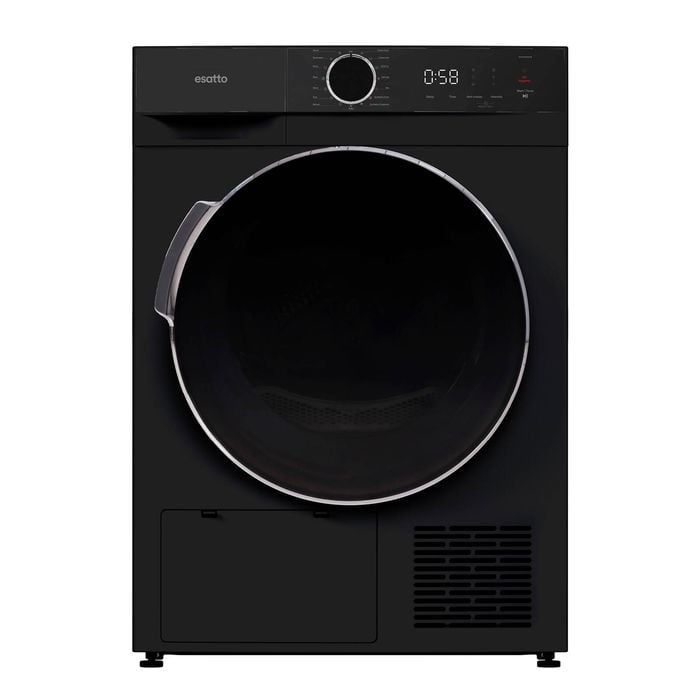 Esatto 8kg Heat Pump Clothes Dryer, Black