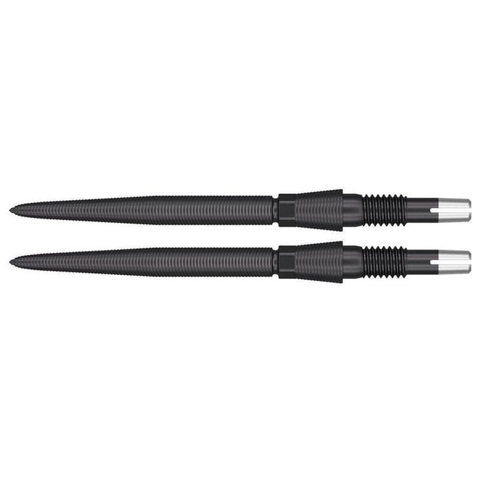 2PK Target Swiss Storm Nano Dart Point Replacement Spare Tip 30mm Black