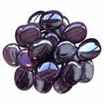 Tuscan Path 1kg 45-50mm Tranz Aztec Purple Glass Decorative Pebble