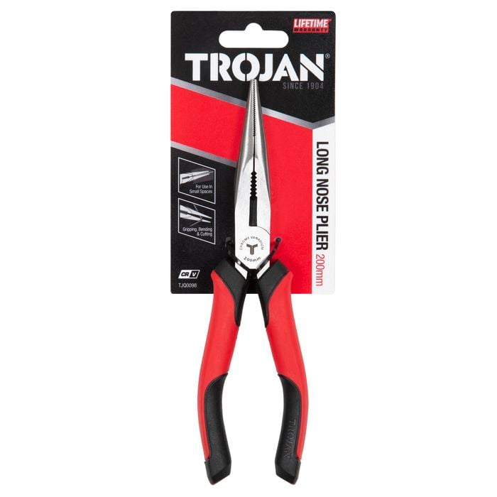 Trojan 200mm Long Nose Pliers TJQ0098