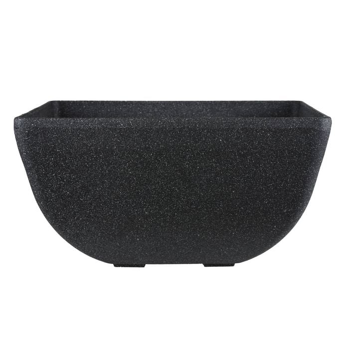 Rogue Oslo Square Bowl Medium Black 40x40x20cm