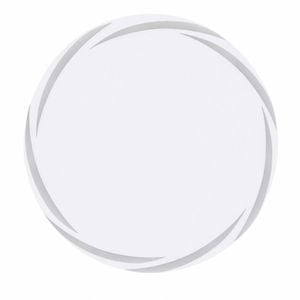 Oakory 60cm Round Led Bathroom Mirror Swirl Style Backlit Dimmable 3-colour Light Anti-fog Memory Function