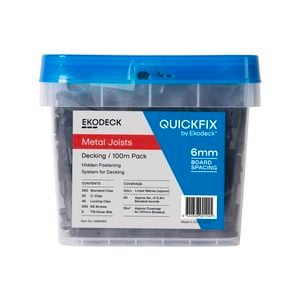 Quickfix For Ekodeck 6mm 100Lm Kit - Metal Joists