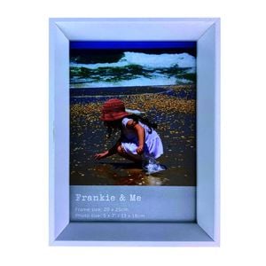 Frankie & Me Window Wooden 5x7'' Picture Frame Home/Office Photo Decor White