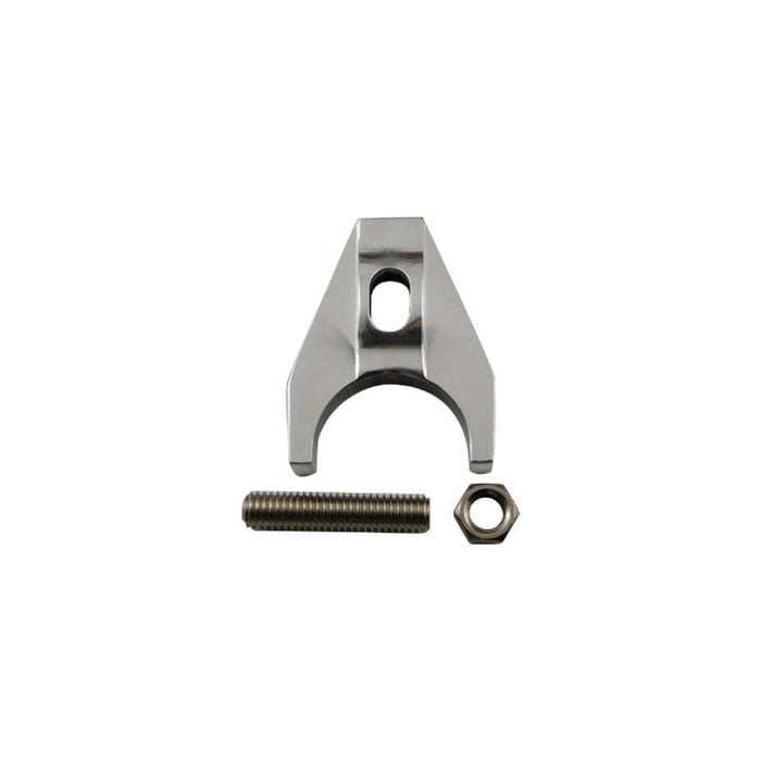Distributor Hold Down Clamp, Chev Small & Big Block, Billet Aluminium - Silver
