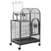 Yes4pets Large Bird Budgie Cage Parrot Aviary Carrier With Wheel