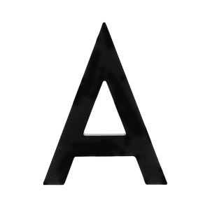 Sandleford 100mm Black Edge Letter A