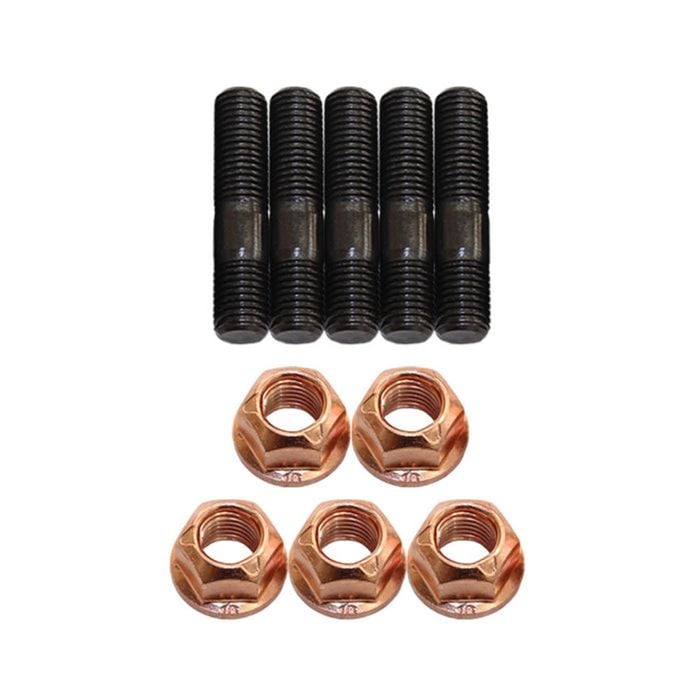 5 Pcs M10x1.5x45mm High Tensile Stud Kit For Manifold & Turbo