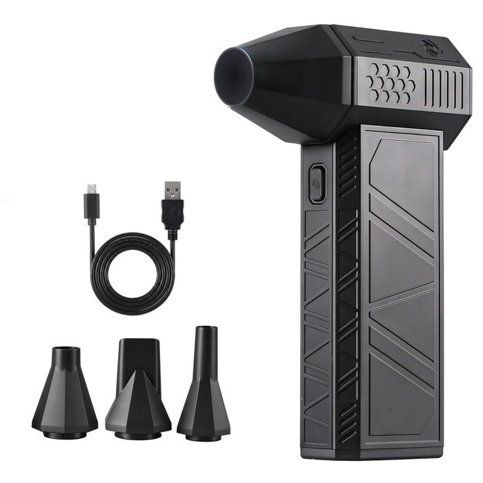 GIANTZ Electric Air Duster 7H Long Runtime Mini Blower for Keyboard PC Cleaning