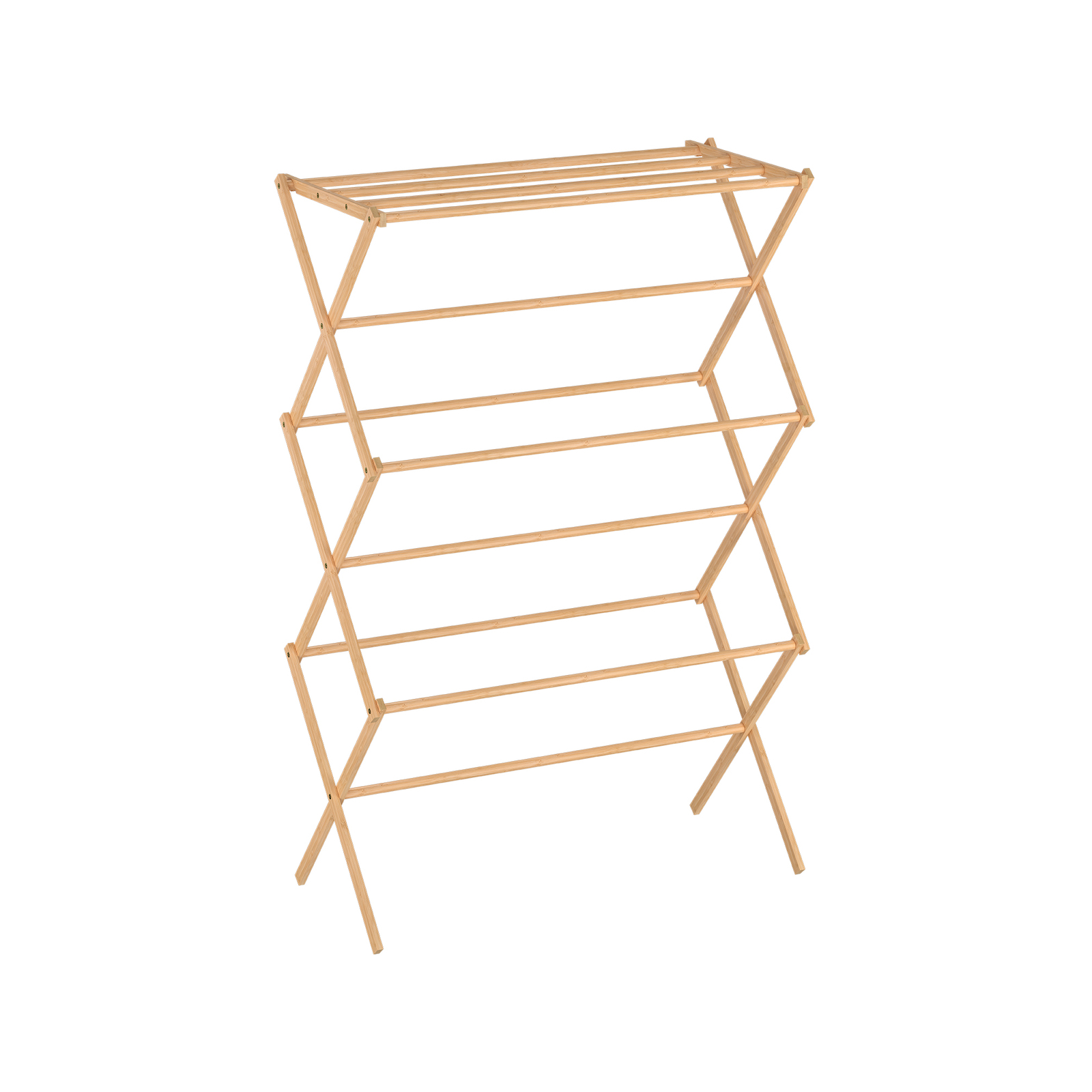 Living Elements Laundry Bamboo 3 Tier Airer Bunnings Australia