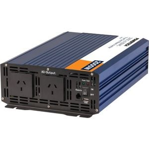 Powertech 2000W 12V to 230V Pure Sine Wave Inverter RV Caravan Camping MI5740
