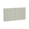 Kaboodle 1000mm Pistachio V-Groove Fridge Cabinet Doors - 2 Pack