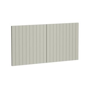 Kaboodle 1000mm Pistachio V-Groove Fridge Cabinet Doors - 2 Pack