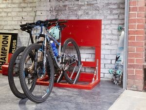 DIY Step Image - D.I.Y. multiple bike rack . Blob storage upload.